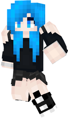 I reskinned a random girl skin I found haha. I think it turned out really nice. Im practicing more with shading than anything else. Original: https://minecraft.novaskin.me/skin/352603023/