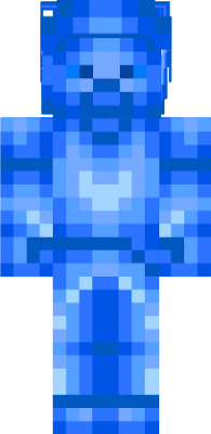 this is basiclly a blue steve but outlawed