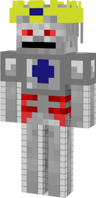 A variation of the Skelleton King with a golden Crown and a blue cross on is chestbones