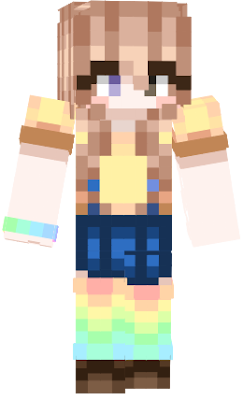 She's a very funny girl, unlike his big bro (Maer), likes sweets and animals ---Skin made by Dorin/Salmo