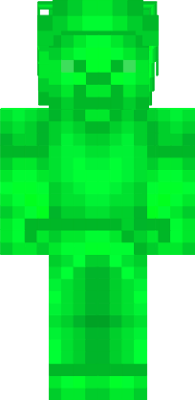 this green steve is pure lightness and pure life