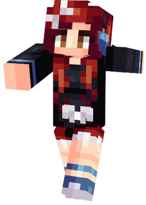 My own personal skin on Minecraft. Please do not use it without my permission, thank you. ;3