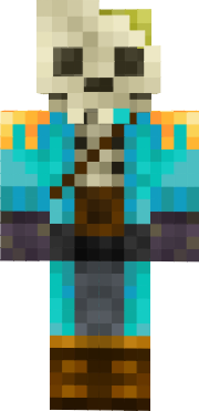 Made by Captain_Grimble, this undead pirate is the captain of a crew of skeleton pirates. They sail the seven seas on his ship, The Diamond Pirate Ship. Arrrr!