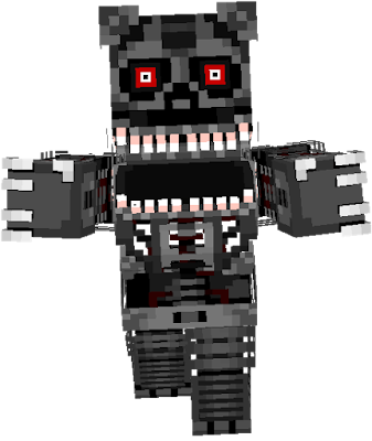 This is Nightmare's Endoskeleton. by:Pinkbear