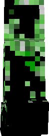 this creeper has been infected by the deadly desease finducilus it slowly corrupts an entity until it is fully corrupted and it will transform into the ultimante being