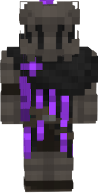 My favorite skin on minecraft downloads was ''green medieval knight'' but my favorite colour was purple, then i did this skin to make me like more :D