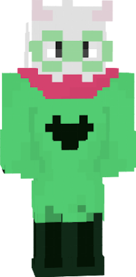 I know I know I didn't use my selfmade Ralsei for this. it's just this did what I wanted to do in a better way. so Here you got it.