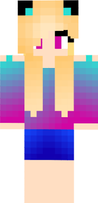 This is a Pink and Blue skin that I will be wearing until I make more