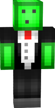 A Green Slime With a Suit/Tux