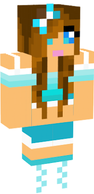 This skin is inspired by the princess 'Jasmine' instead of pants its shorts. I added a bow and changed hair color.