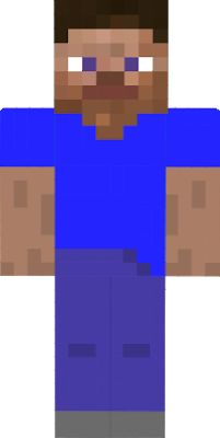 napravio sam sebe u minecraftu a stavio sam plavu majcu jer volim plavo