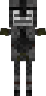 WITHER SKELETONS ARENT REALLY WITHERED! THEY ONLY HAVE REALLY TIGHT ARMOR *not really*