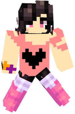 This skin is meant to mimic my human version of Mettaton from my personal fiction 