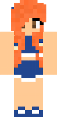 Blue Cheerleader girl