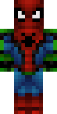 Spider Man Minecraft Skin Bendable Papercraft