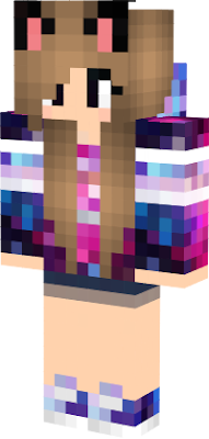 You Can Use Galaxy Girl Skin In Minecraft