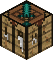 The Diamond Sword's not real; it's just a cool looking crafting table