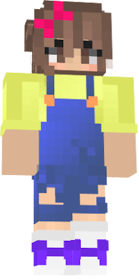 This is my Stardew Valley character in Minecraft