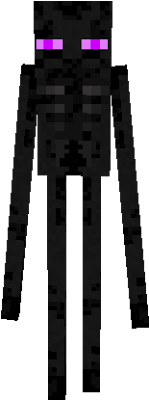 This is the giant enderman boss from minecraft storymode.