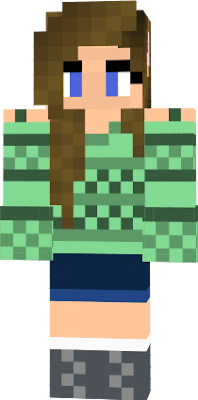 A werewolf girl that I spent another hour on. I want this to be an original skin when I'm playing minecraft so please, use this on normal minecraft not Xbox or Windows 10.