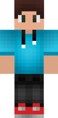 a normal skin for a guy in minecraft.