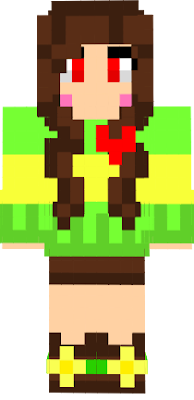 hey i am chara i am using a new sweater & boots i also have a new hairstyle which i have long hair now + i get a hairband,giant hair bow & flower bands around my new boots