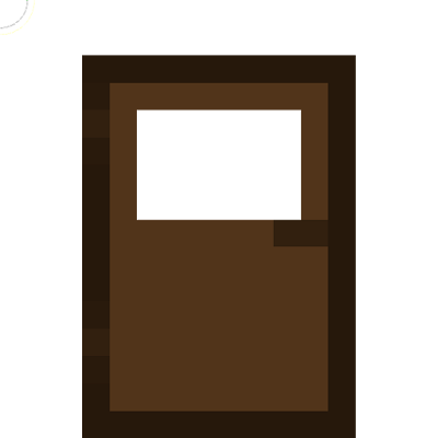 porta de madeira escura