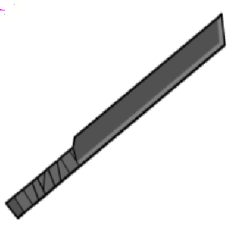 Larger version than a machete seen in Madness Combat