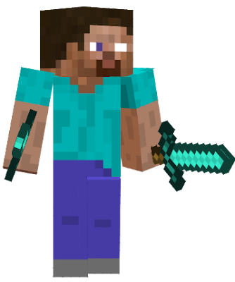 I watched minecraft creepy pasta Steve brine and Steve was different now