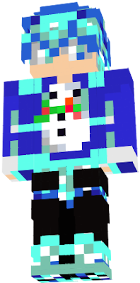 This is a remake from a random skin, it was already winter but i wanted to make it blue so there it is. :)