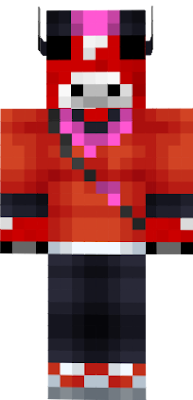 a mooshroom with a pink variant on golds outfit