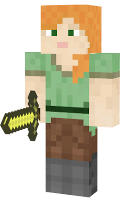 i was thinking it would be cool if the alex skin would work for the mod so i tried it out but i didn't want the slim arms because it doesn't work on the version so yeah, i hope you can try it out if you want to see what it looks like on the game! :D