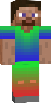 I tried to make it a little colorful on regular steve I hope it turned out nice