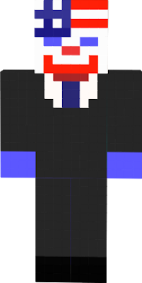 Amateur skin for minecraft from PAY DAY 2