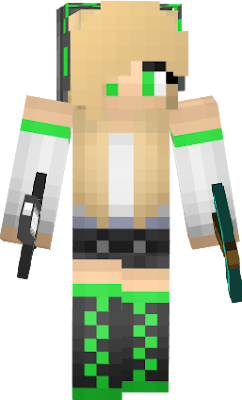 She grew up in a village her mother and father died so villagers took care of her and she became Skylar the epic miner and mob fighter