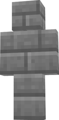 Skin of stone bricks