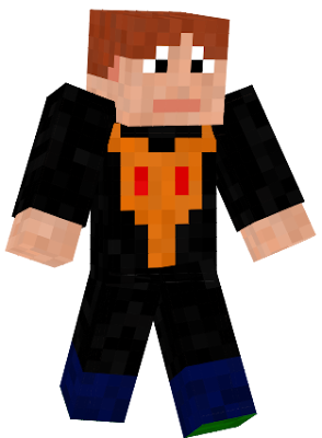 Simple skin of a minecraft guy who likes dragons