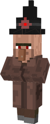 An evil villager who wears a hat and throws potions at players.