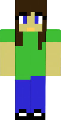 My OC Lillie Campbell in Minecraft