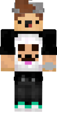 a mincraft skin that is morally based on what i like to wear and my favorite colors,animal