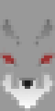 A banner wolf with red eyes. Easy to do (by me (Shin3kyu) )
