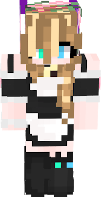 Me As A Minecraft Werewolf in a Maid Outfit