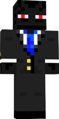 An enderman in a suit