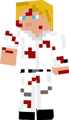 The character 001 of Stranger things in his minecraft version