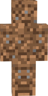 A dirt block SKIN, Minecraft Skin