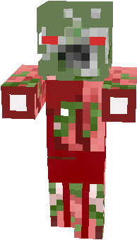 a pigman as battle and getted hurt
