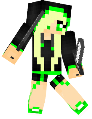 Awesome Grassy Green Creeper Girl :D