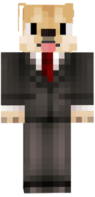 Doge in a suit modified to look like my original skin