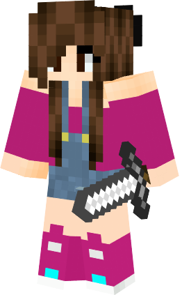 Julia Minegirl Zombie Minecraft Mob Skin
