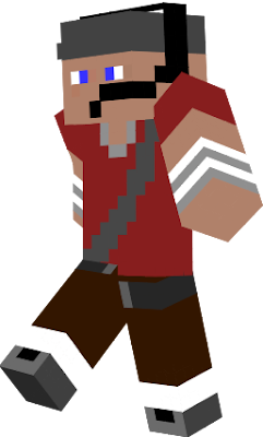 the red scout fronm tf2 has siwtch and came to minecraft